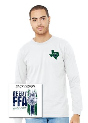 Reedy FFA - 3 Stripes - Bella+Canvas Long Sleeve