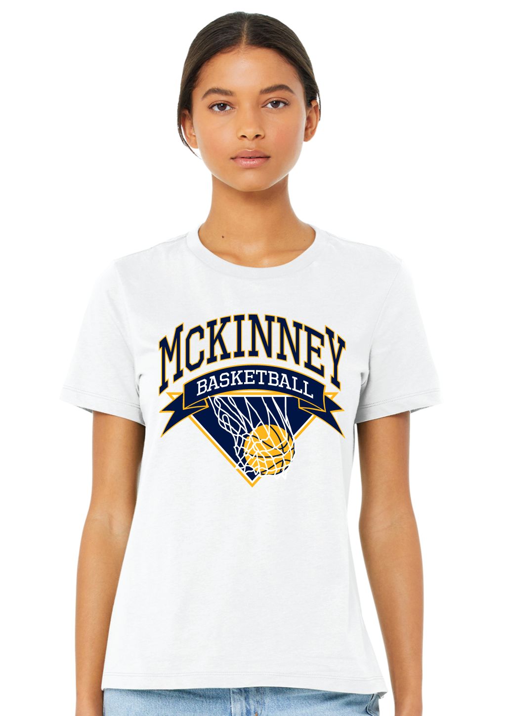 McKinney Basketball - Net - Bella+Canvas Ladies