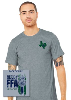 Reedy FFA - 3 Stripes - Bella+Canvas Short Sleeve