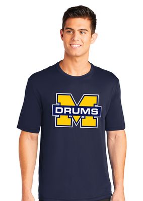 McKinney Royal Pride Band - M Drums - Dri-Fit Short Sleeve