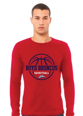 Boyd Boys Basketball - Big Ball - Bella+Canvas Long Sleeve