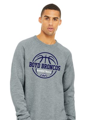 Boyd Boys Basketball - Big Ball - Bella+Canvas Crew Sweatshirt