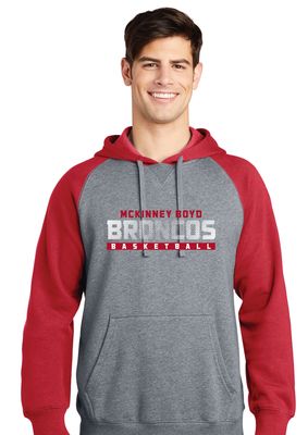 Boyd Boys Basketball - Center Fade - Raglan Hoodie