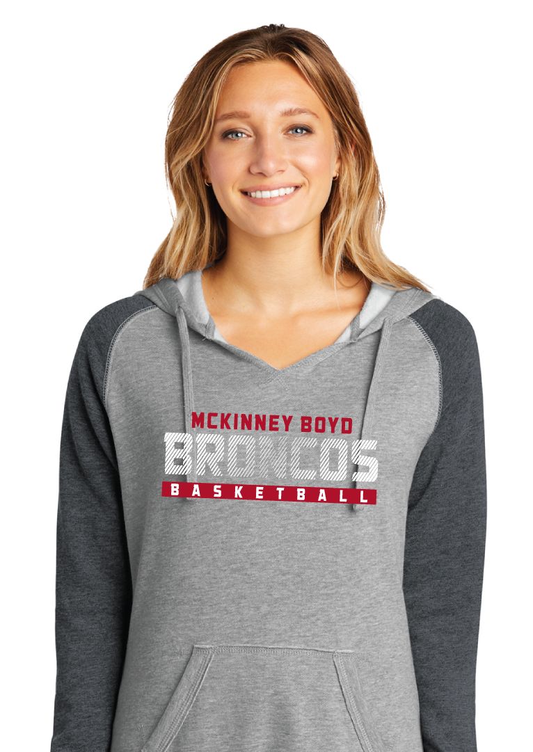 Boyd Boys Basketball - Center Fade - Lightweight Raglan Hoodie
