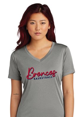 Boyd Girls Basketball - Cursive - Dri-Fit V-Neck Tee