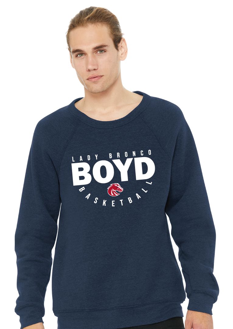 Boyd Girls Basketball - Big Boyd - Bella+Canvas Crew Sweatshirt