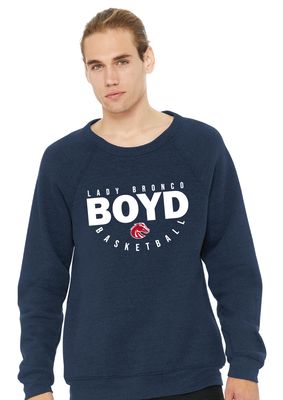 Boyd Girls Basketball - Big Boyd - Bella+Canvas Crew Sweatshirt