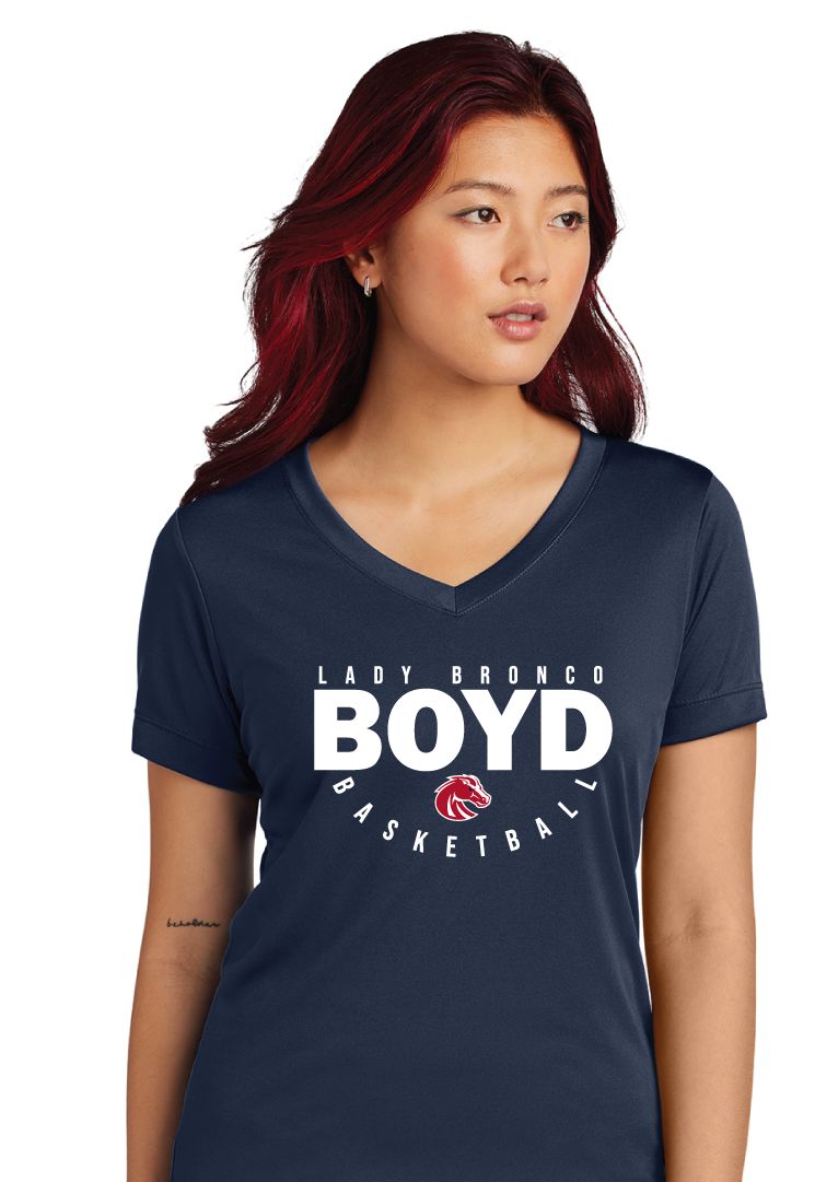 Boyd Girls Basketball - Big Boyd - Dri-Fit V-Neck Tee