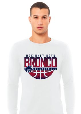 Boyd Girls Basketball - Halftone - Bella+Canvas Long Sleeve