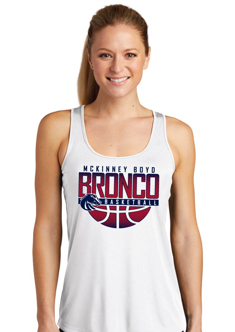 Boyd Girls Basketball - Halftone - Dri-Fit Racerback Tank