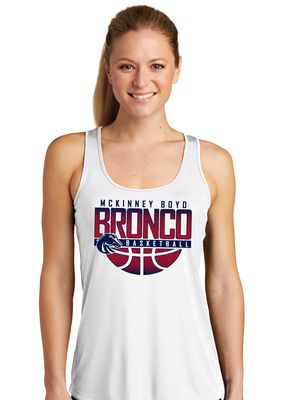 Boyd Girls Basketball - Halftone - Dri-Fit Racerback Tank
