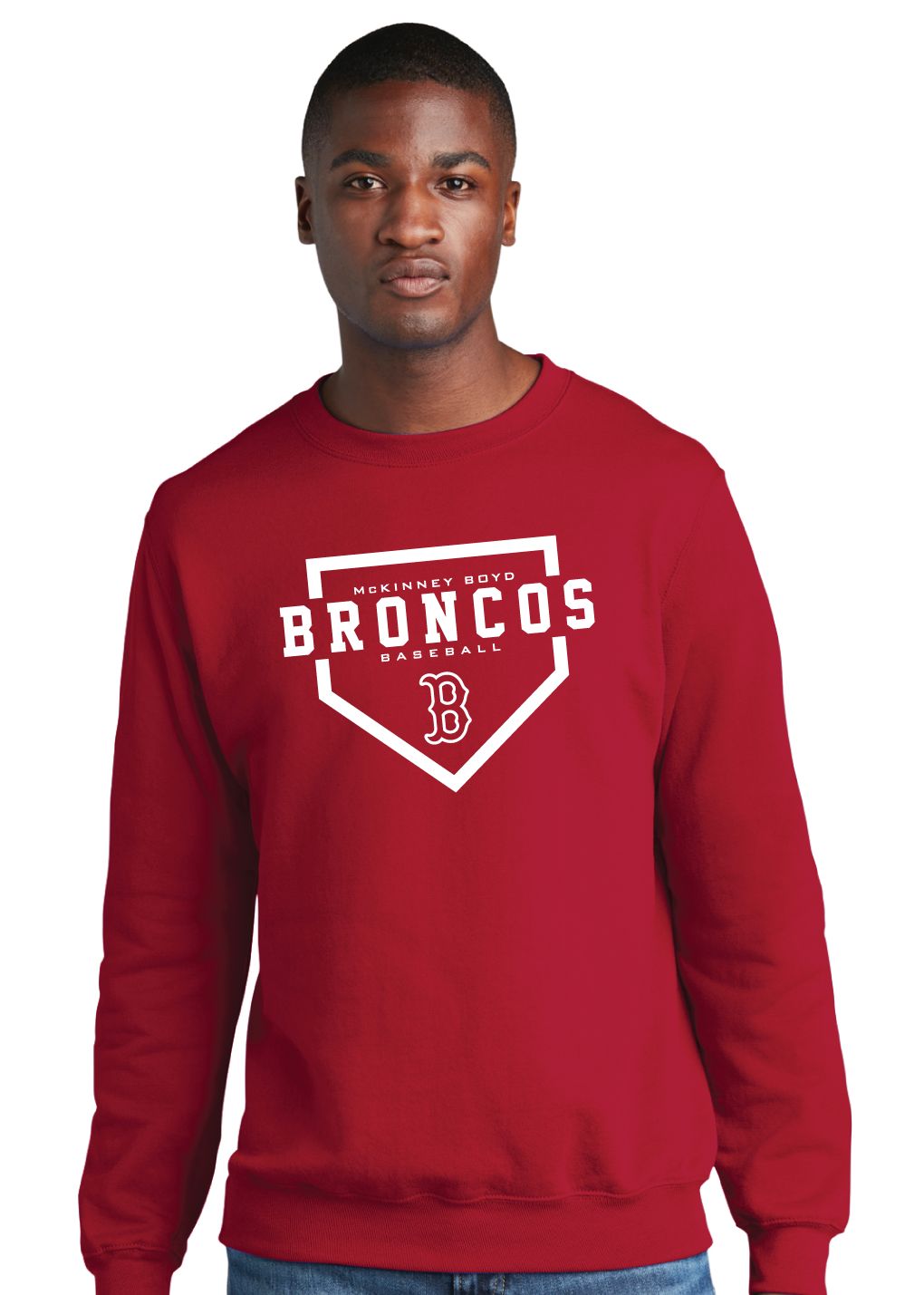 Boyd Baseball - Home Plate - Crew Sweatshirt