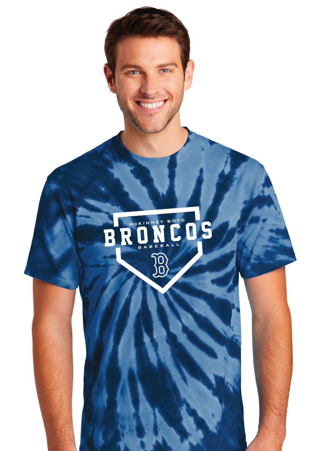 Boyd Baseball - Home Plate - Tie Dye Short Sleeve
