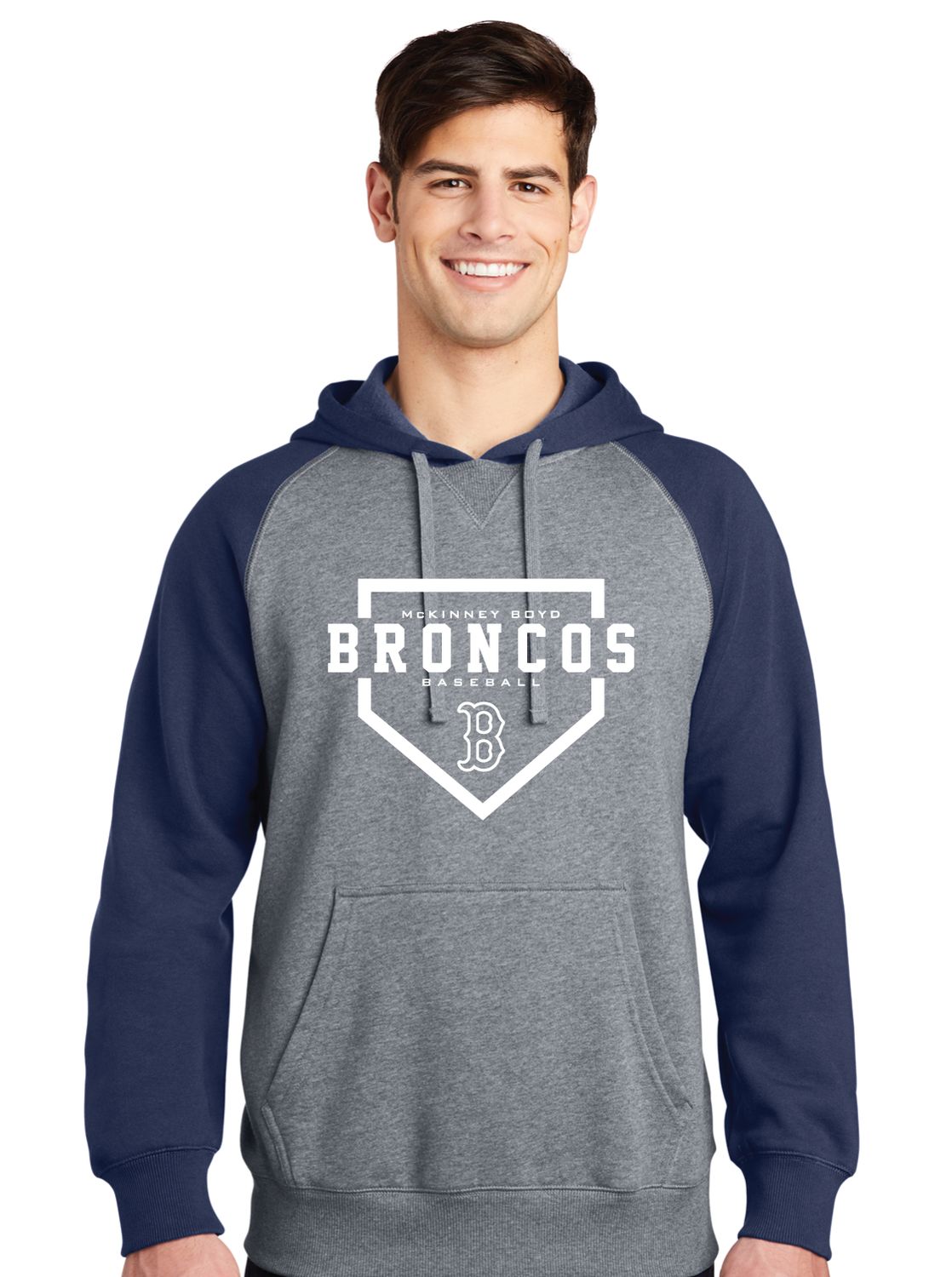 Boyd Baseball - Home Plate - Raglan Hoodie