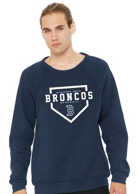 Boyd Baseball - Home Plate - Bella+Canvas Crew Sweatshirt