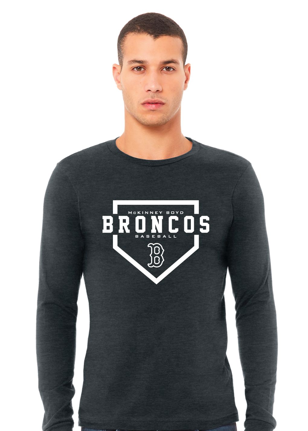 Boyd Baseball - Home Plate - Bella+Canvas Long Sleeve