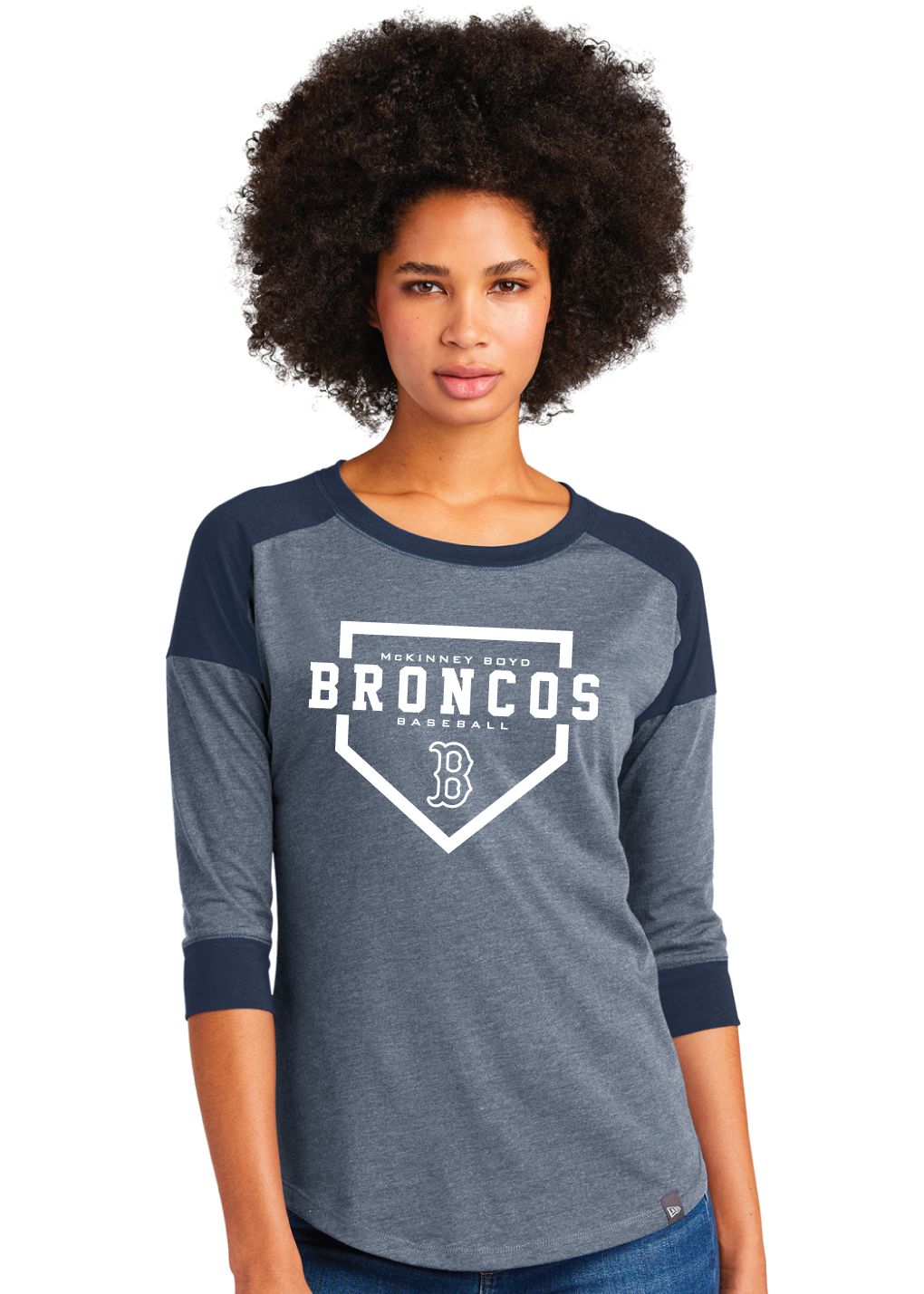 Boyd Baseball - Home Plate - 3/4 Sleeve Baseball Raglan Tee