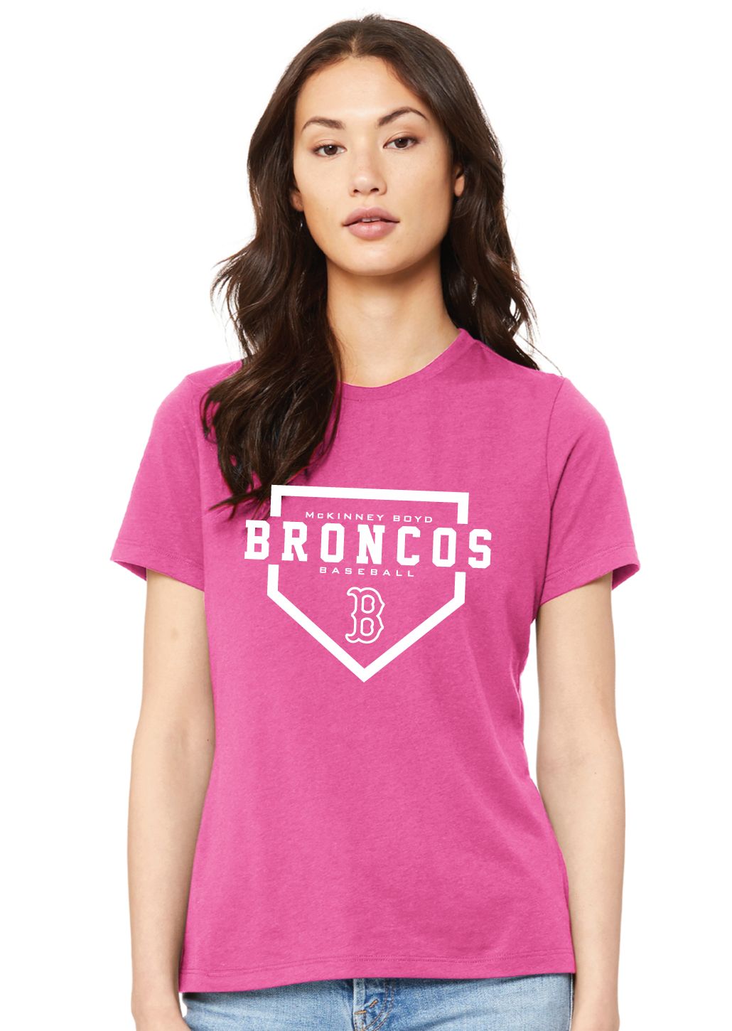Boyd Baseball - Home Plate - Bella+Canvas Ladies