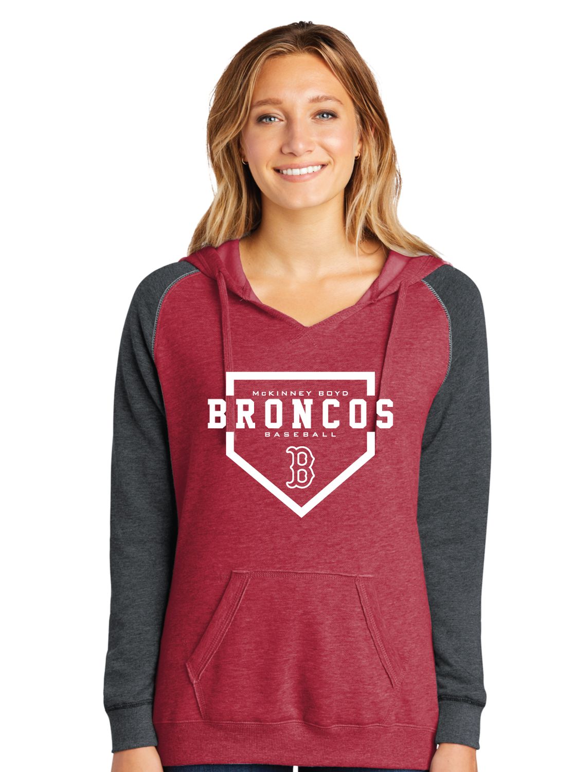 Boyd Baseball - Home Plate - Lightweight Raglan Hoodie