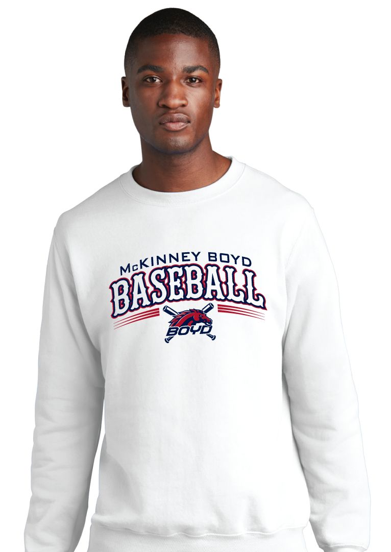 Boyd Baseball - Arched - Crew Sweatshirt
