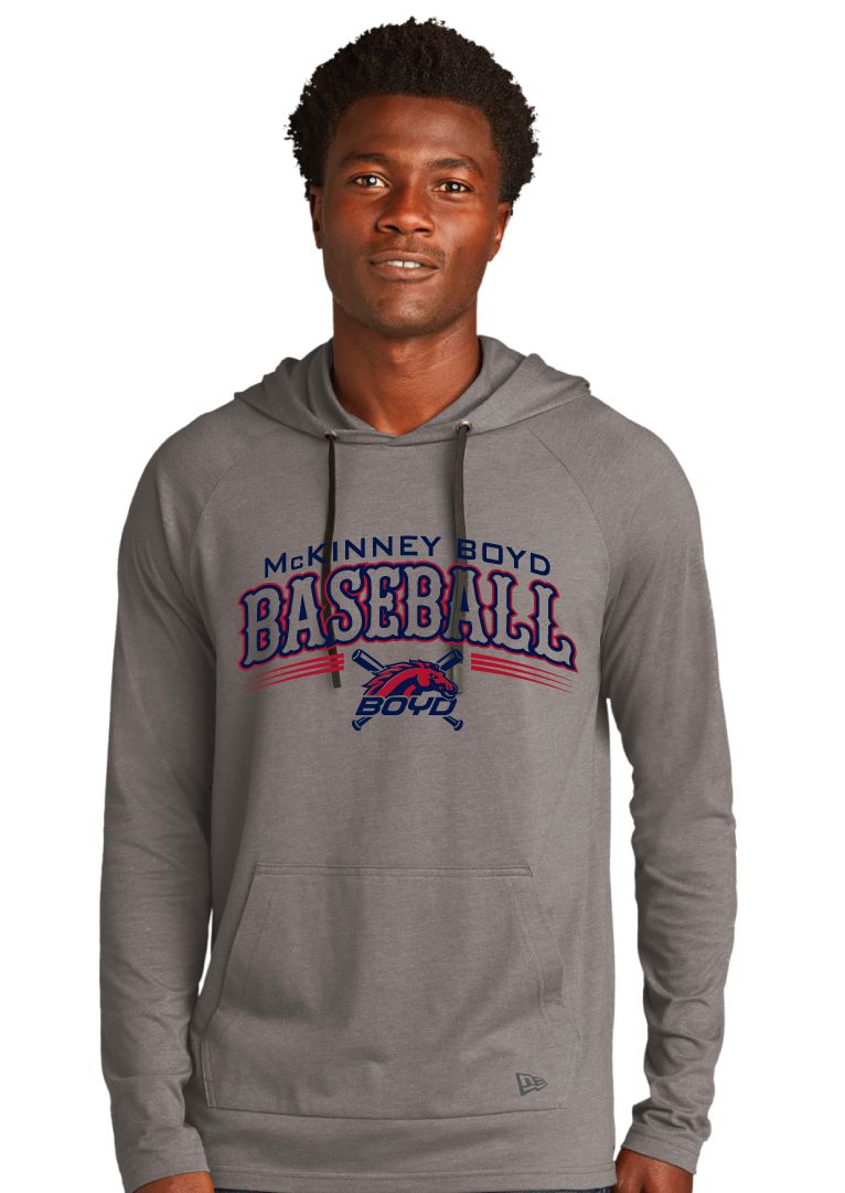 Boyd Baseball - Arched - Tri Blend Hoodie