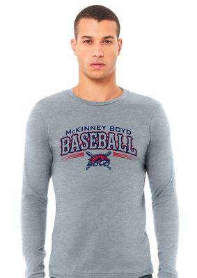 Boyd Baseball - Arched - Bella+Canvas Long Sleeve