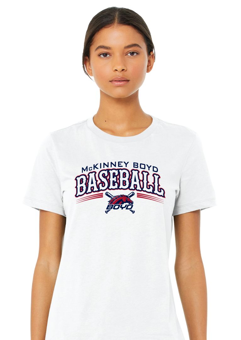Boyd Baseball - Arched - Bella+Canvas Ladies