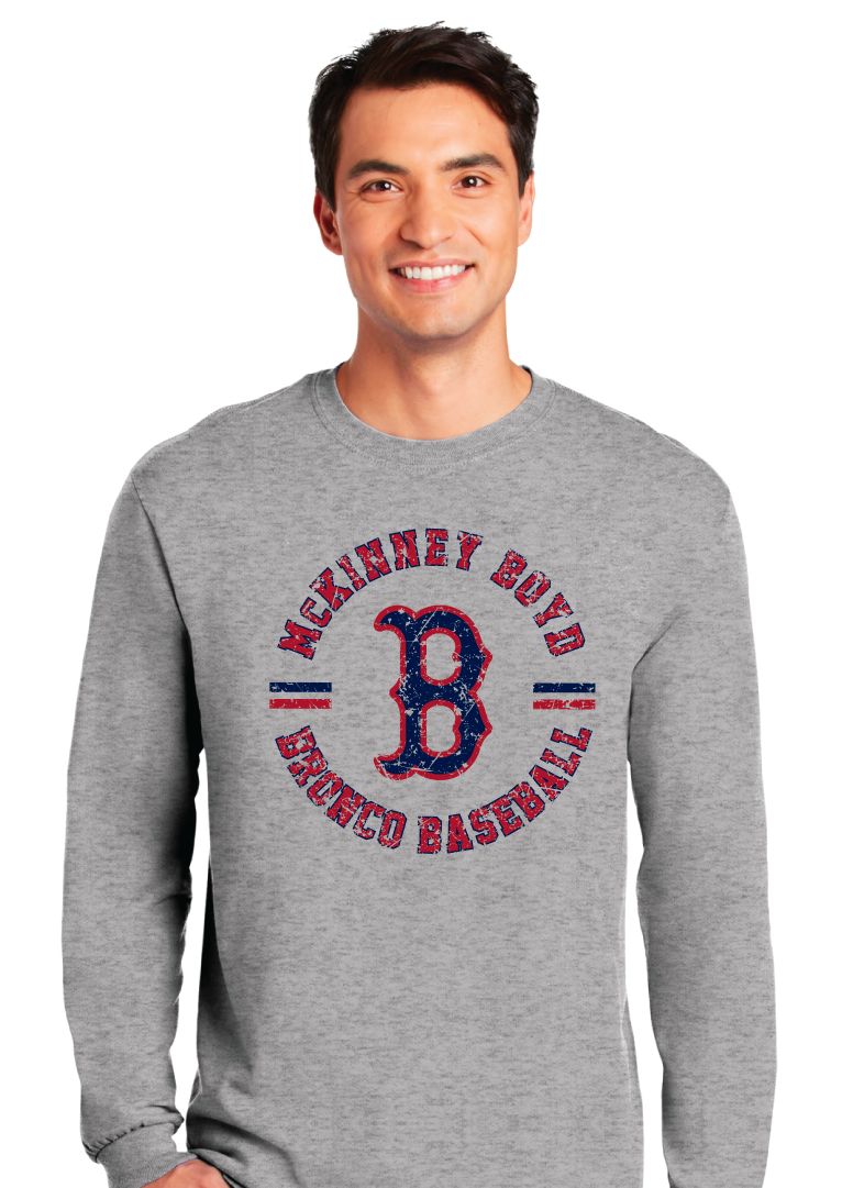 Boyd Baseball - Distressed Circle - Long Sleeve