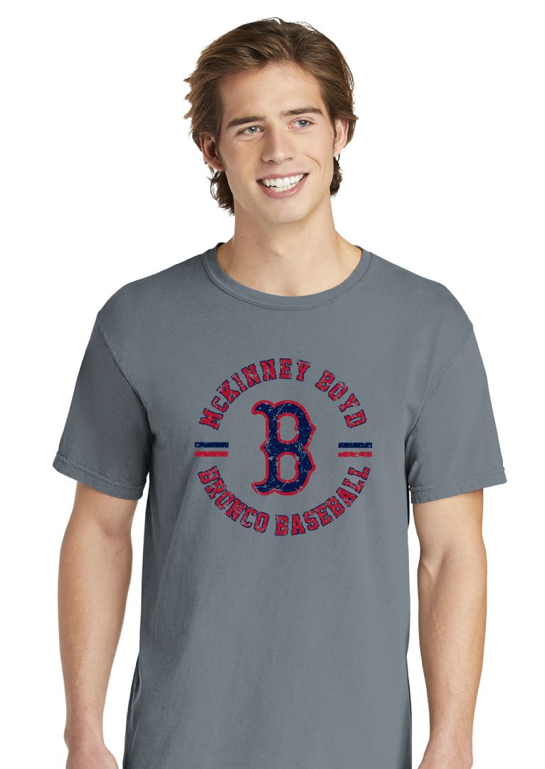 Boyd Baseball - Distressed Circle - Comfort Colors Short Sleeve