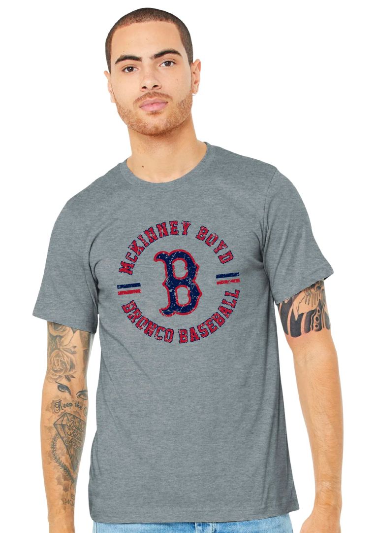 Boyd Baseball - Distressed Circle - Bella+Canvas Short Sleeve