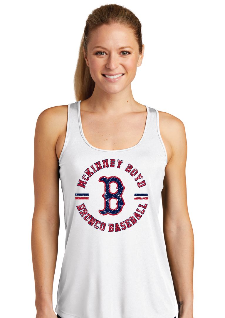 Boyd Baseball - Distressed Circle - Dri-Fit Racerback Tank