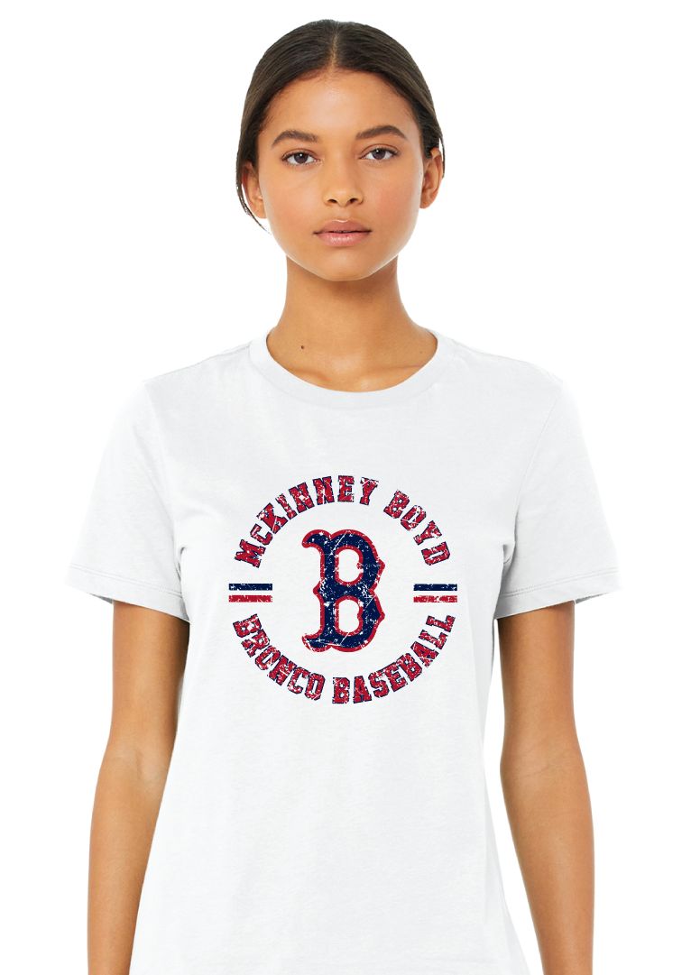 Boyd Baseball - Distressed Circle - Bella+Canvas Ladies