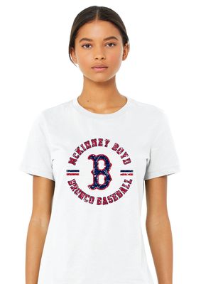 Boyd Baseball - Distressed Circle - Bella+Canvas Ladies