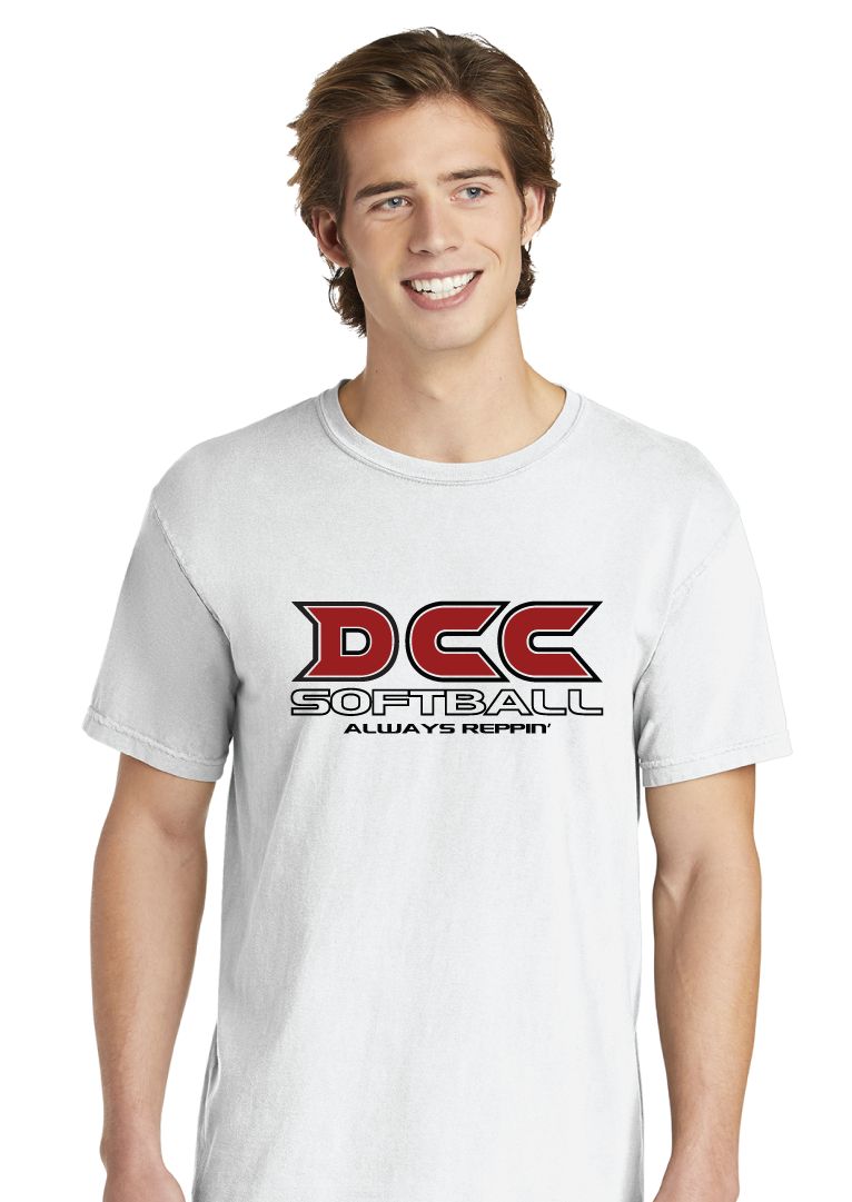 DCC Softball - Always Reppin - Comfort Colors Short Sleeve