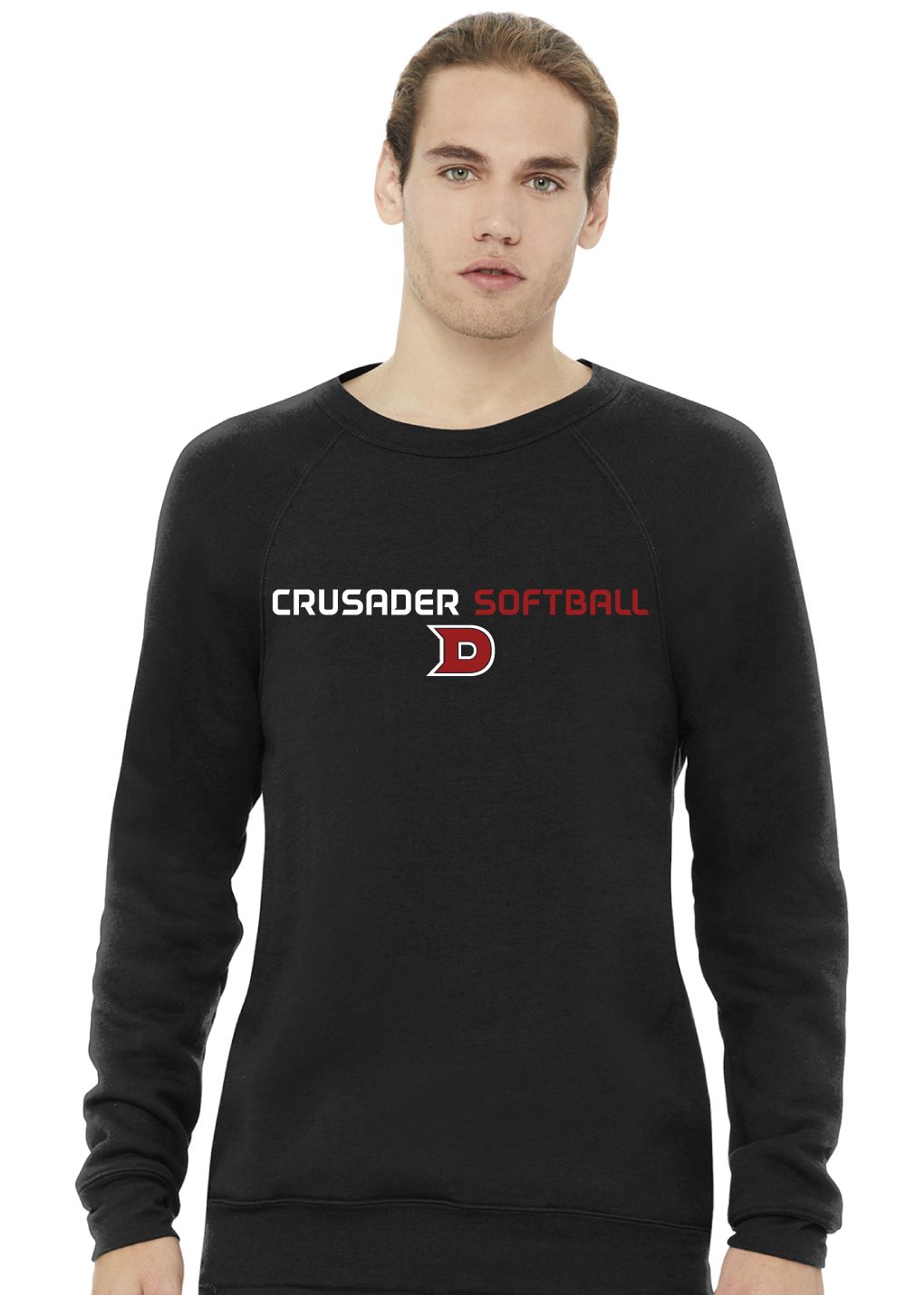 DCC Softball - Clean Lines - Bella+Canvas Crew Sweatshirt