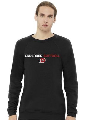 DCC Softball - Clean Lines - Bella+Canvas Crew Sweatshirt