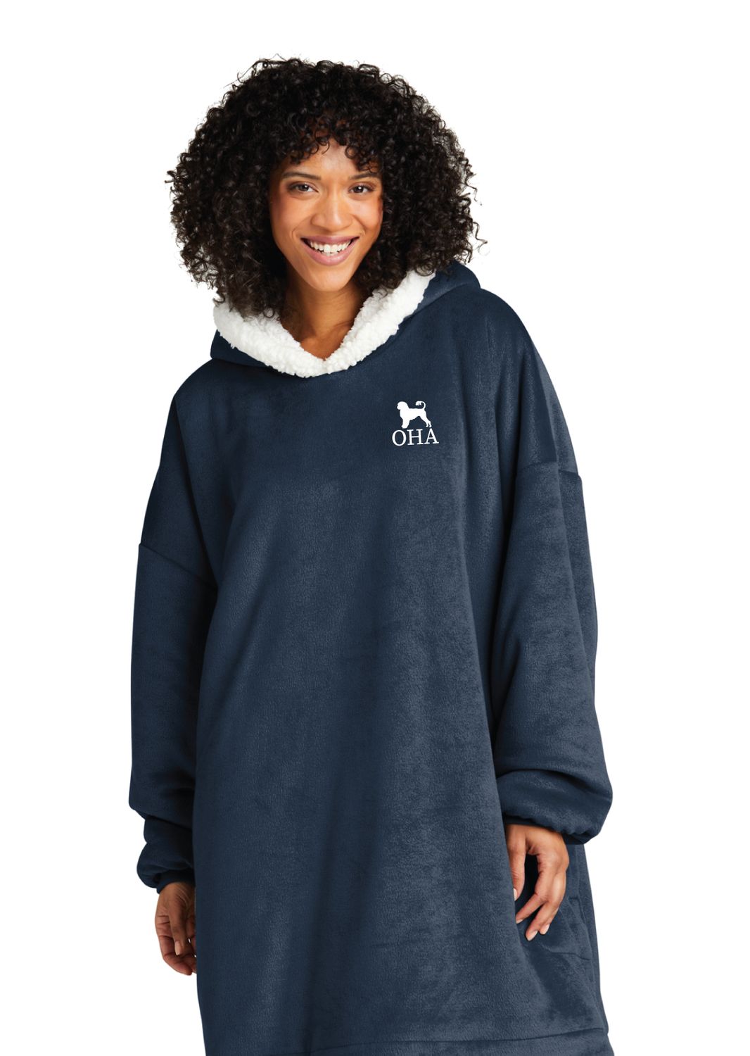 OHA - Wearable Blanket, Color: Navy Eclipse