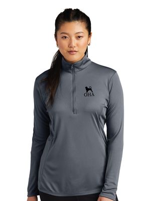OHA - Ladies Quarter-Zip Long Sleeve