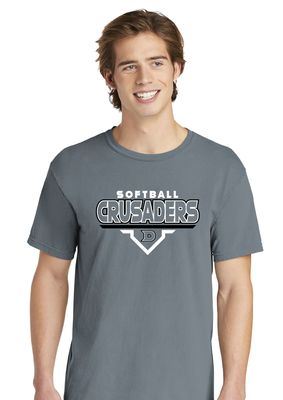 DCC Softball - Modern Plate - Comfort Colors Short Sleeve