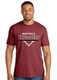 DCC Softball - Modern Plate - Comfort Colors Short Sleeve