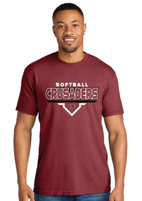 DCC Softball - Modern Plate - Comfort Colors Short Sleeve