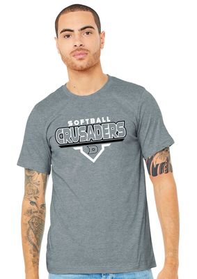 DCC Softball - Modern Plate - Bella+Canvas Short Sleeve