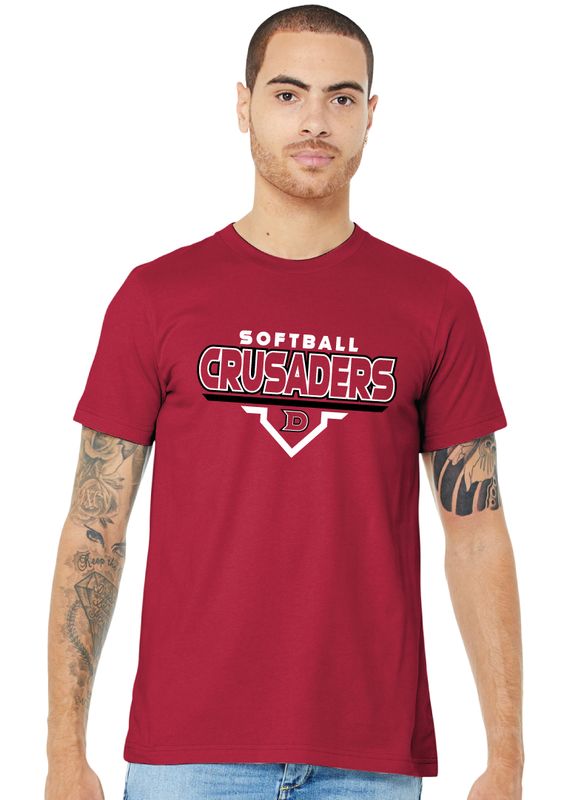 DCC Softball - Modern Plate - Bella+Canvas Short Sleeve