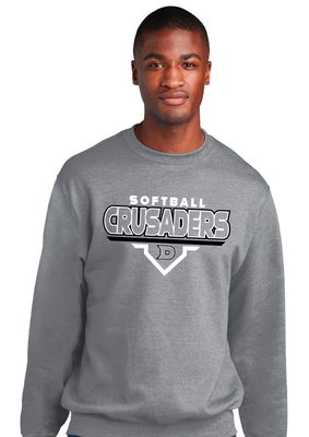 DCC Softball - Modern Plate - Crew Sweatshirt