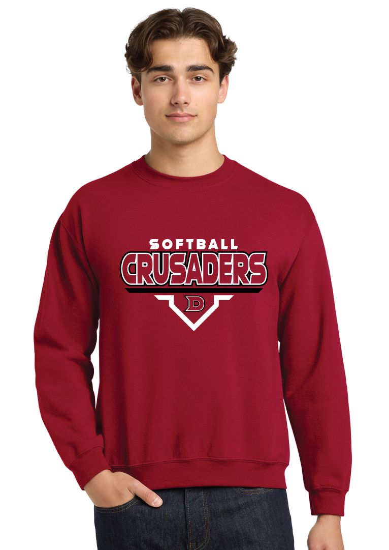 DCC Softball - Modern Plate - Crew Sweatshirt