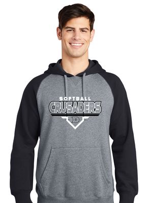DCC Softball - Modern Plate - Raglan Hoodie