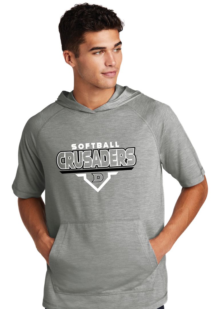 DCC Softball - Modern Plate - Short Sleeve Hoodie
