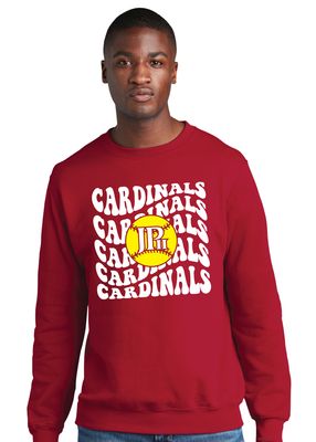 JP2 Softball - Wavy - Crew Sweatshirt