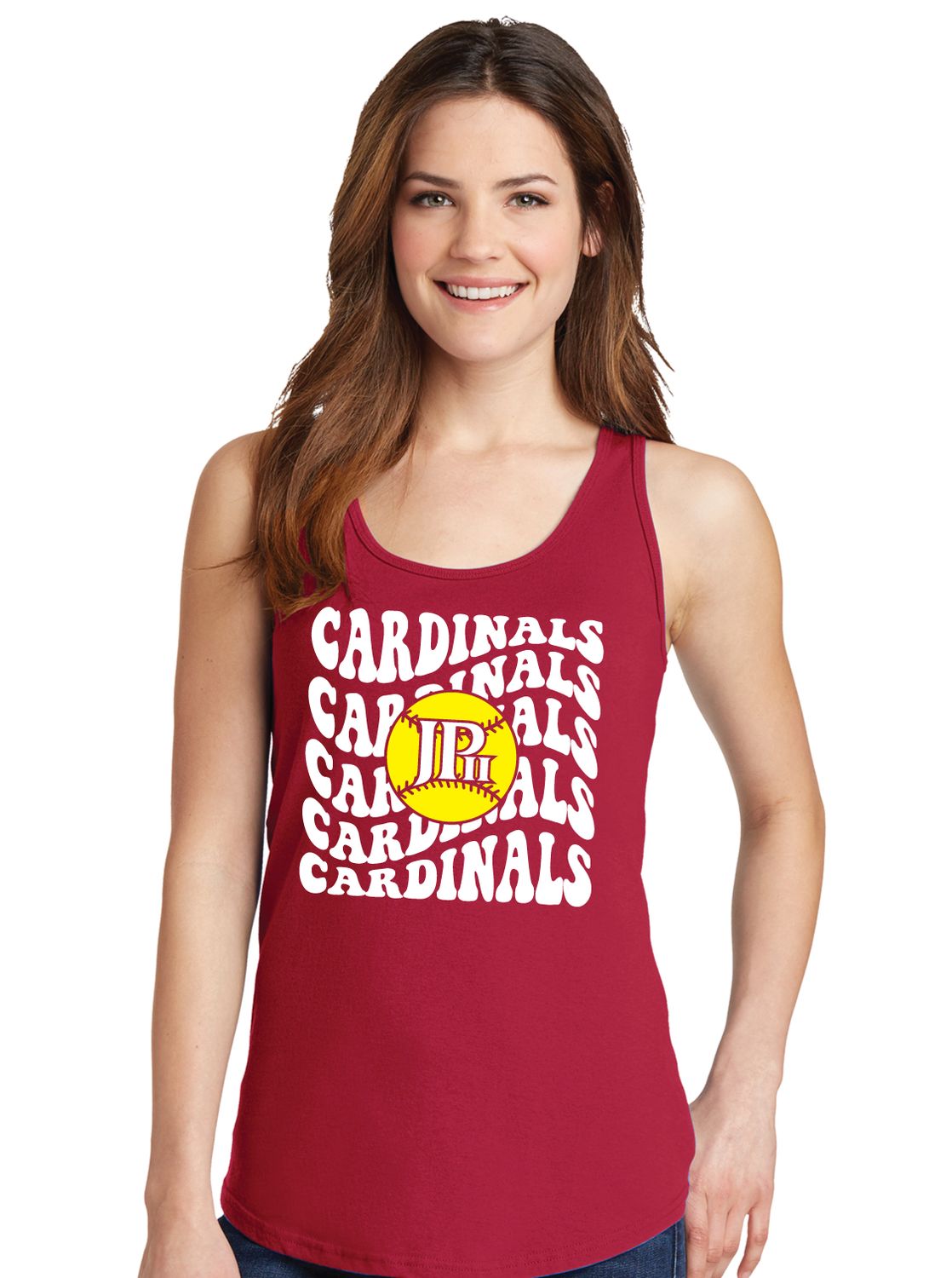JP2 Softball - Wavy - Cotton Tank