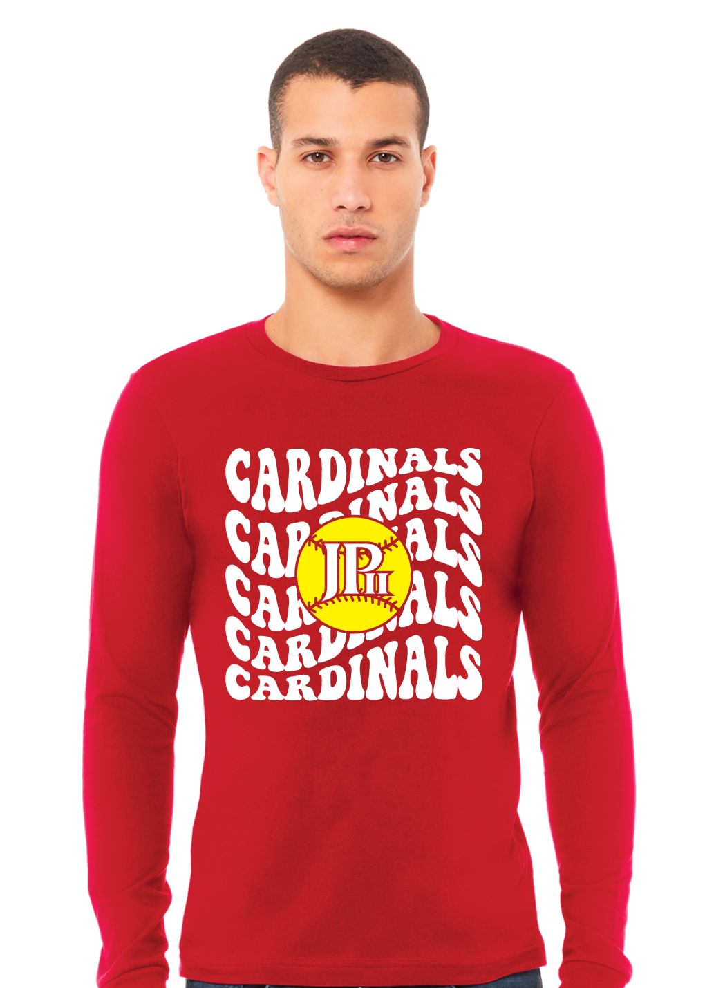 JP2 Softball - Wavy - Bella+Canvas Long Sleeve